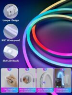 Govee Neon LED Strip Light, Indoor/Outdoor IP67 Smart Light Music Sync - Image 5