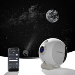 Orzorz Star Light Projector Plus, Home Galaxy Planetarium, Shooting Stars, Smartphone App Control