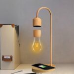 Lampu Meja Rias Maglev Eropa dengan Pengisian HP Nirkabel