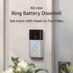 Ring Video Doorbell – 1080p HD video, improved motion detection, easy installation, connect Alexa | Lonceng Pintu Pintar Dengan Kamera Wifi